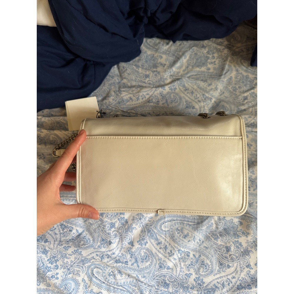 Calvin Klein White Chain Shoulder Crossbody Flap Bag NWT - Picture 9 of 10